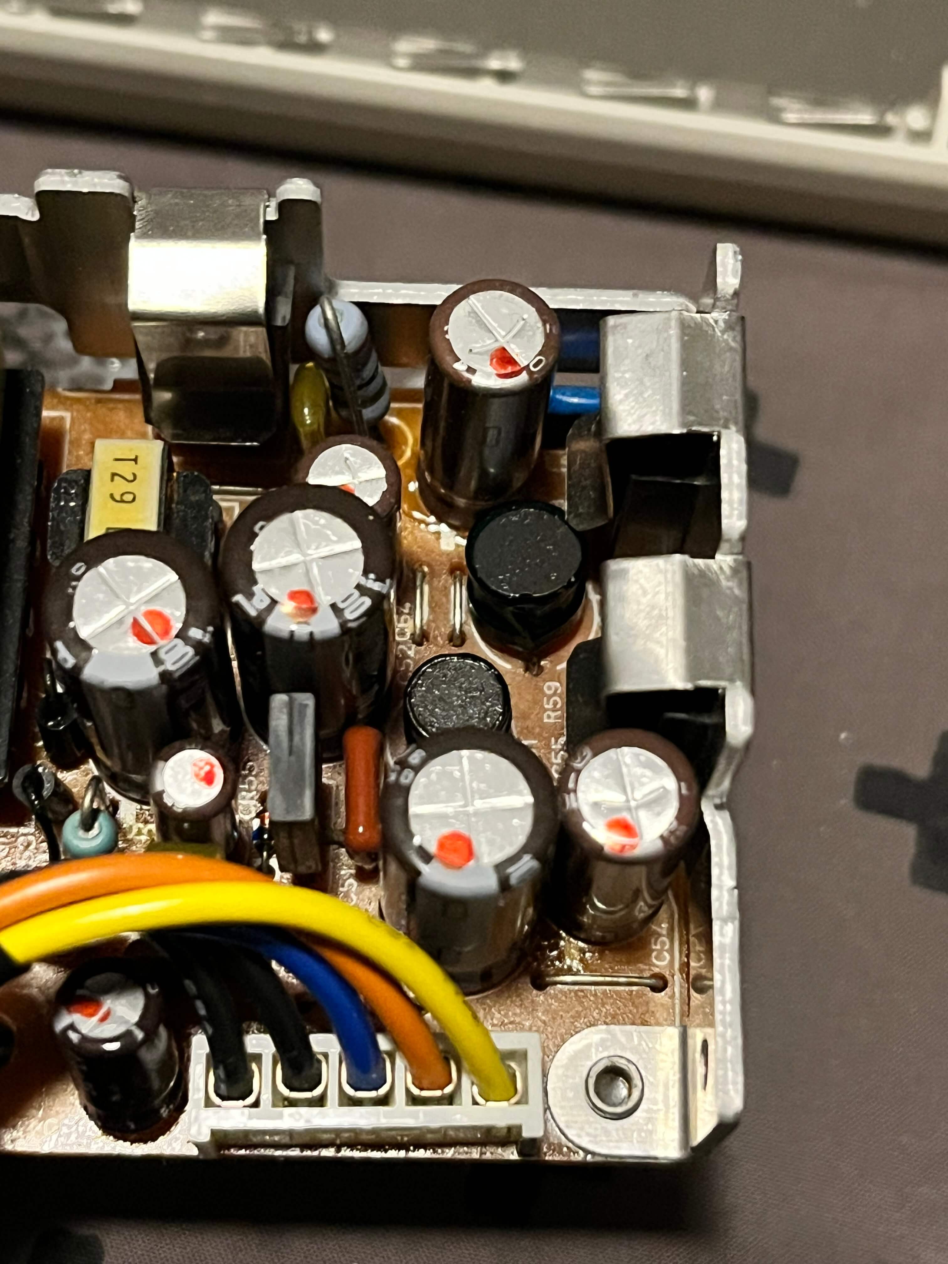 Leaky capacitors in the LC PSU